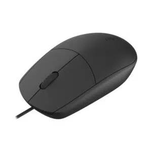 Alternative view of RAPOO N100C USB-C Wired Optical Mouse (Black)