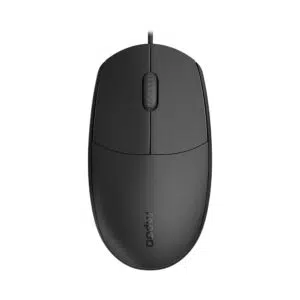 RAPOO N100C USB-C Wired Optical Mouse (Black)