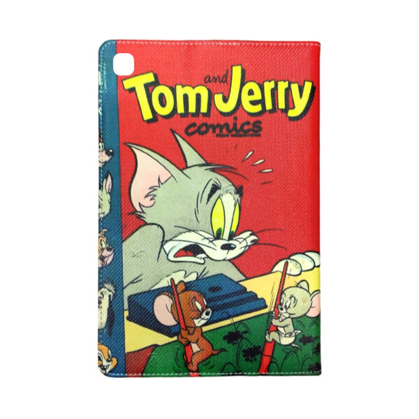 ⁦SAMSUNG TAB S5E-/T725- Di-Lian Flip Case -Tom and Jerry⁩ - الصورة ⁦2⁩