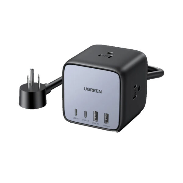 UGREEN 60113 CD268 3xAC Outlet 2xUSB C 2xUSB A 65W DigiNest Cube 1.8m Power Strip 1