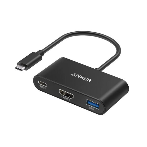 Anker A8339PA1 PowerExpand 3-in-1 USB-C 4K 100W PD HUB -Grey