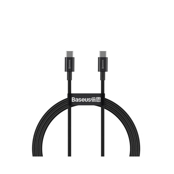 Baseus CATYS C01 Superior Series USB C to USB C 100W 2m Fast Charging Cable Black