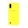 SAMSUNG A01 Silicone Colors Copy Back Case Yellow