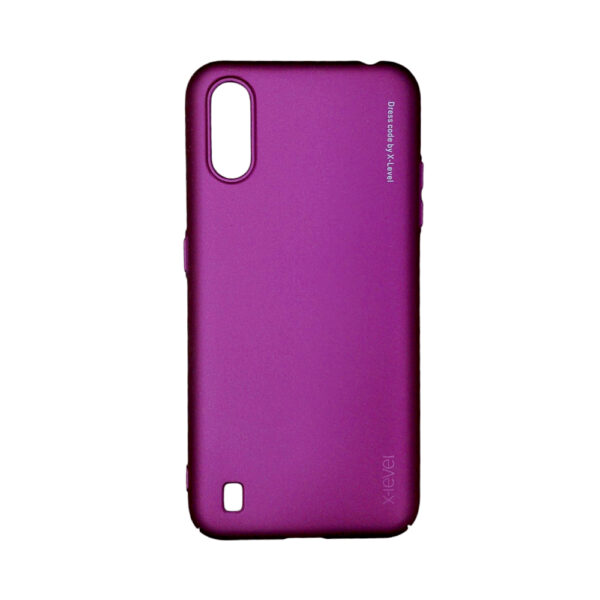 SAMSUNG A01- X-LEVEL KNIGHT Back Case -purple