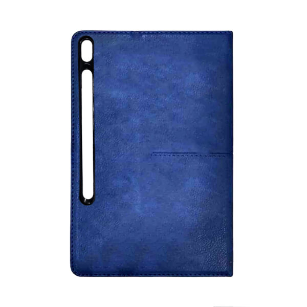 SAMSUNG TِAB S6 T860 T865 RICH BOSS Flip Case Blue