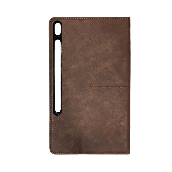 SAMSUNG TِAB S6 T860 T865 RICH BOSS Flip Case Brown