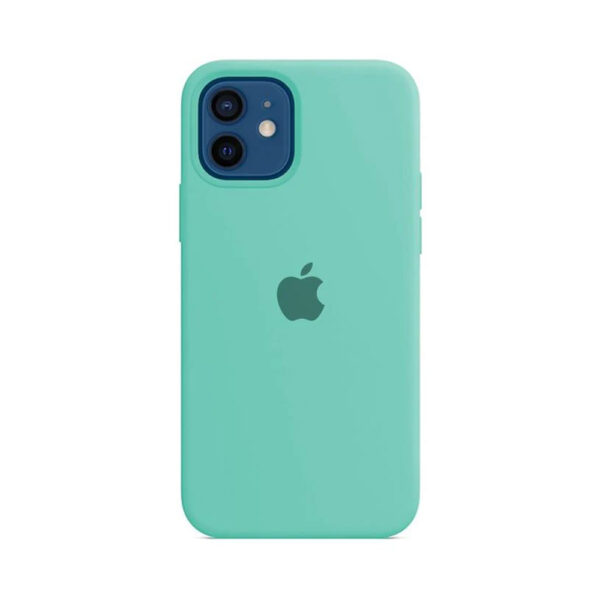 iPhone12 12Pro Silicone Case Seafoam Green