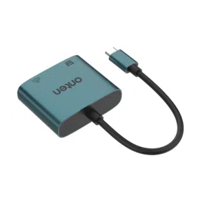 Alternative view of Onten OTN-UC288 2-in-1 USB-C to HDMI 4K Adapter with Ethernet(RJ45)10/100Mbps