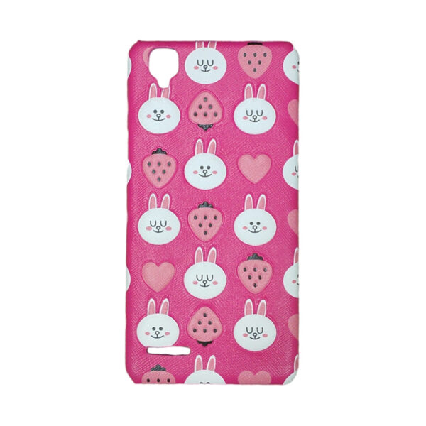 OPPO A3S- LOVELY Back Case -Strawberry/Pink