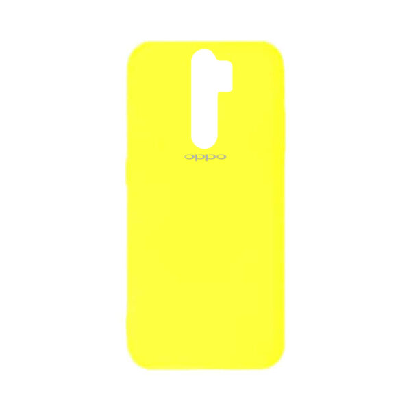 OPPO A52020 A92020 Silicone Colors Copy Back Case Yellow