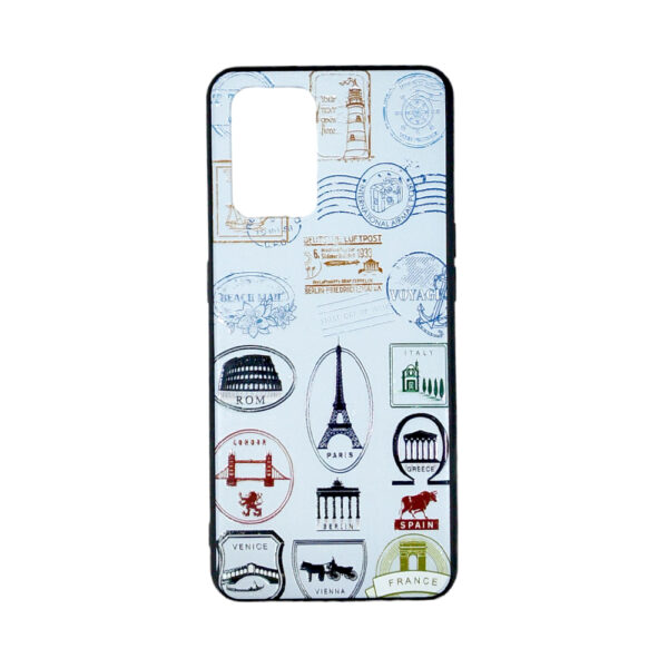 OPPO A74- boter Color Back Case -Countries