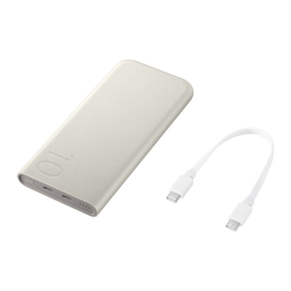 SAMSUNG EB-P3400 10000mAh 25W PD Dual Port Fast Charging Battery Pack -Beige - Image 5