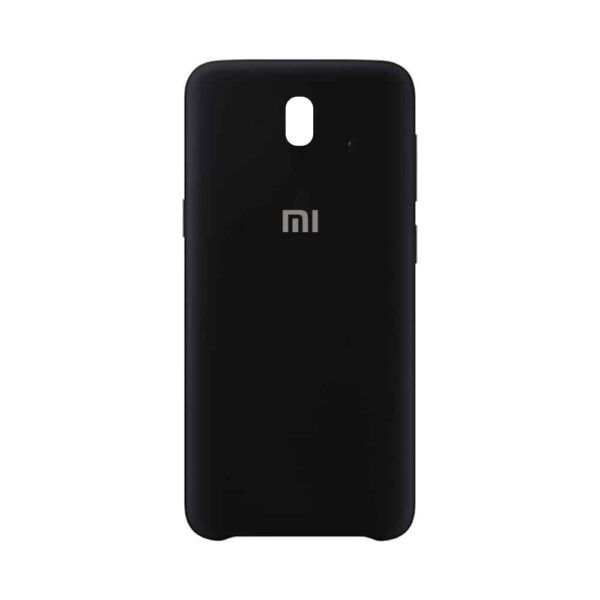 Xiaomi Redmi8A Silicone Colors Copy Back Case Black