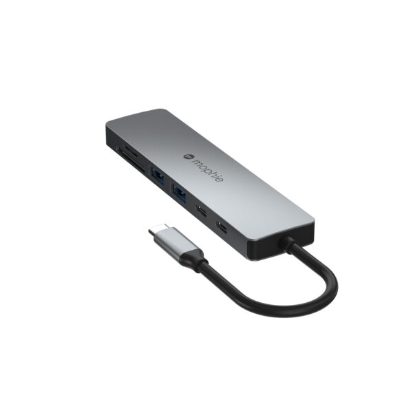 mophie 409910268 USB C 7 in 1 100W 4K Multiport Adapter 2 1