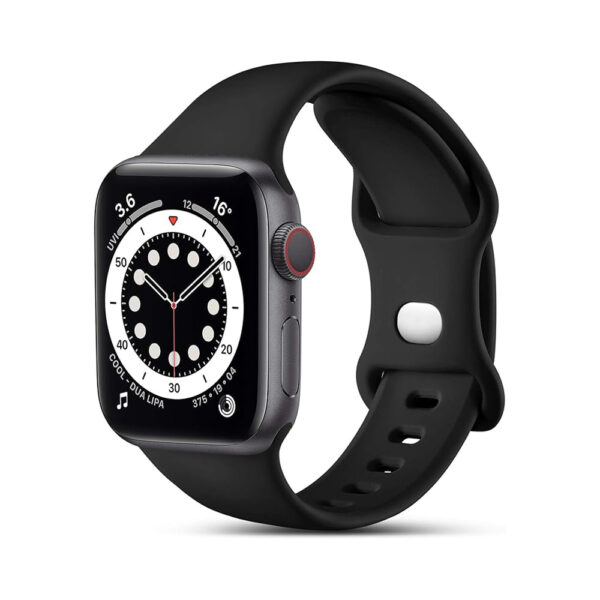 Apple Watch 42 Fashion Rubber Strap Black