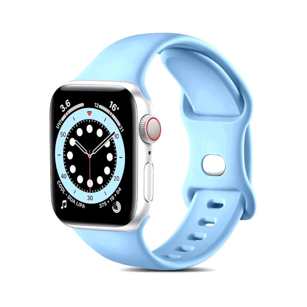 Apple Watch 49mm Fashion Rubber Strap Sky Blue