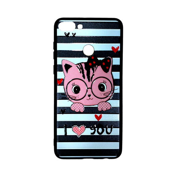 HUAWEI Y92018 boter Back Case Pink Cat