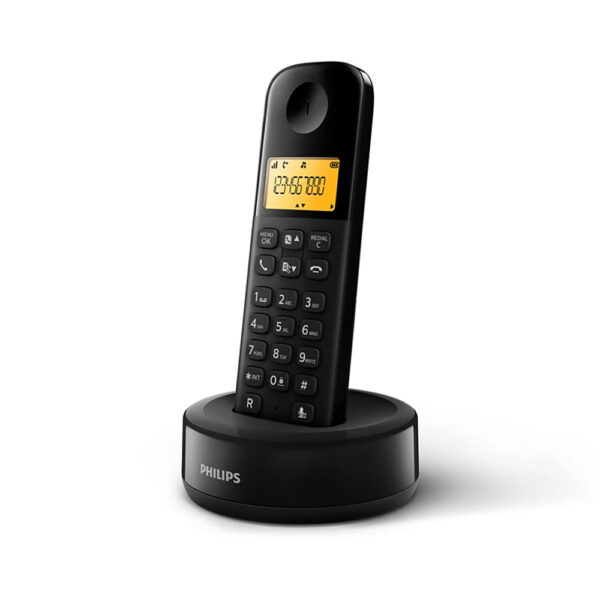 PHILIPS D1601B 63 Cordless Phone Black 2