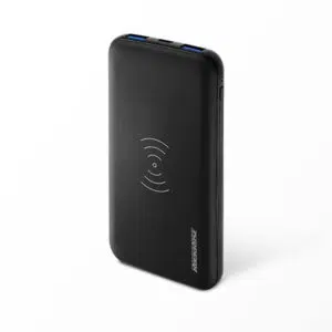 Alternative view of Open Box ROCKROSE RRPB12 AIRGO 10 PRO 10000mAh 10W Wireless Power Bank -Black