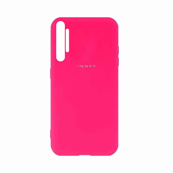 Realme XT- Silicone Colors Copy Back Case -Red