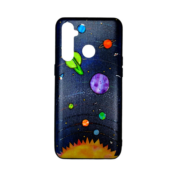 Realme5Pro- boter Back Case -Planets