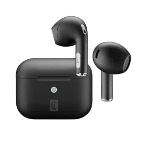 cellularline BTCRYSTALTWSK CRYSTAL Call+Sound Environment Noise Cancelling Wireless Headset (Black)