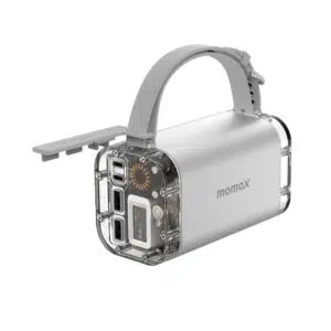momax PB03S iPower Stone Mini 100W 40000mAh Portable Power Station (Silver)