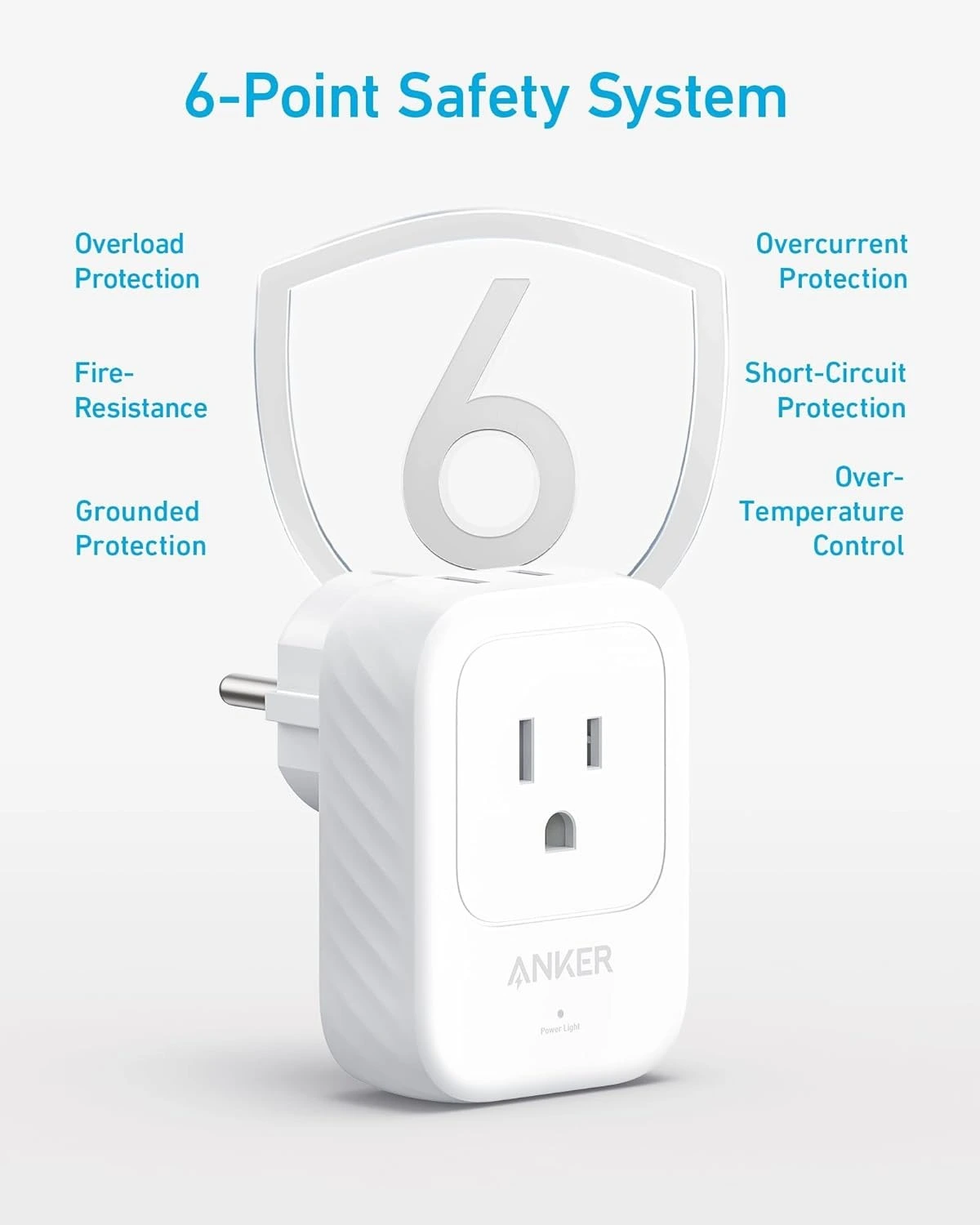 5 anker wall charger 5 in 1 white 1721303931