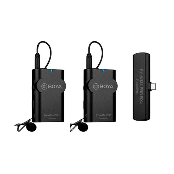 BOYA BY WM4 PRO K6 USB C 2.4GHz Wireless Microphone System