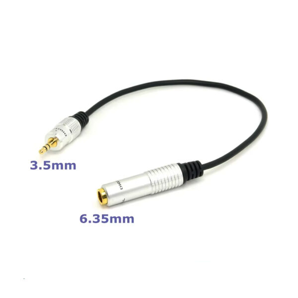 Be Connected 6.35mm to 3.5mm 1x1 AUX Cable 1.5m