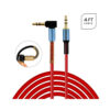 Be Connected 90 180 degree 1x1 AUX Cable 1m Red