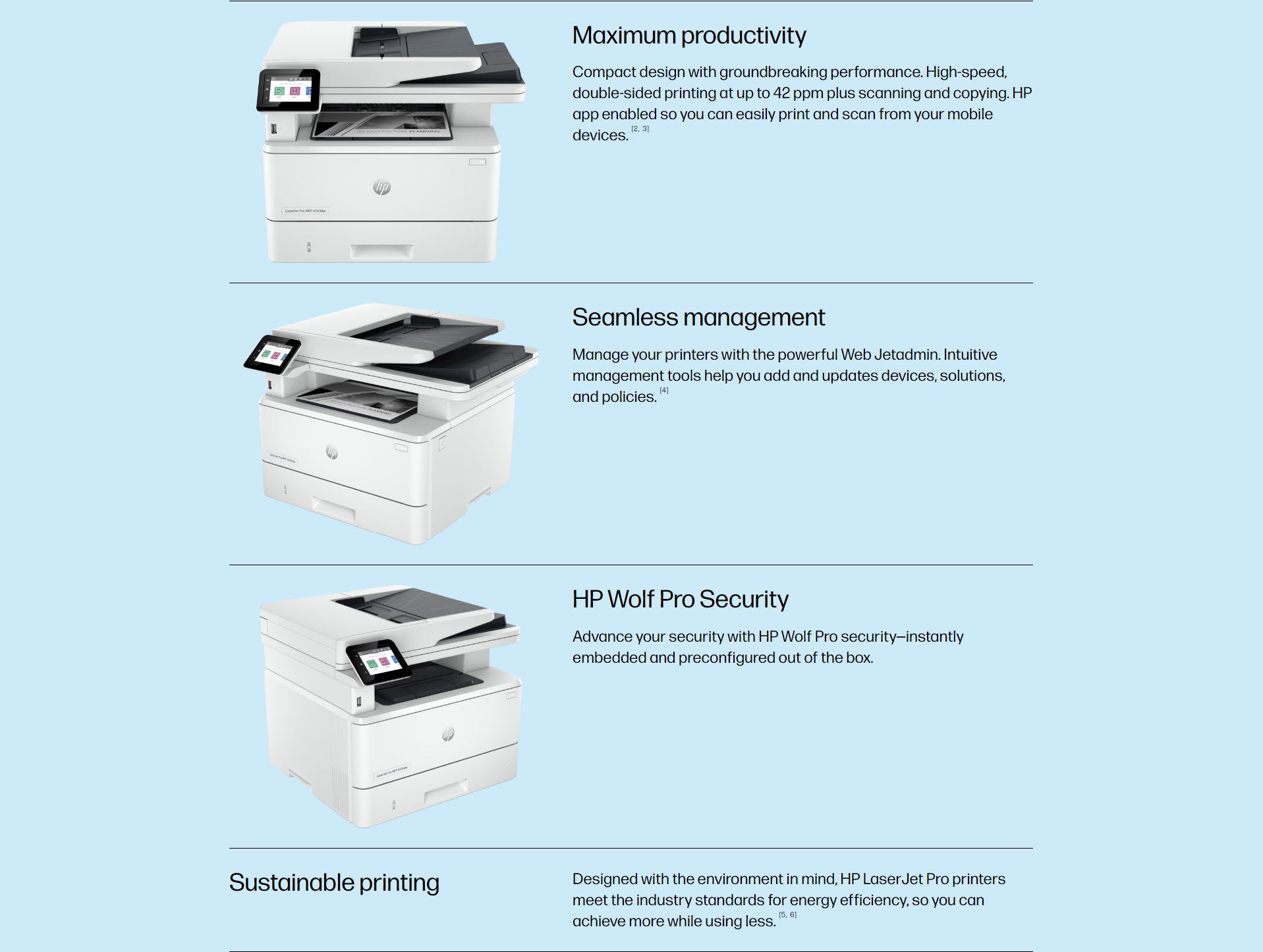 HP LaserJet Pro MFP 4103dw Printer HP® Africa 09 29 2024 02 27 PM