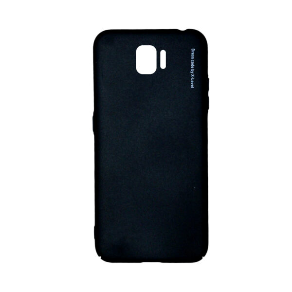 SAMSUNG J4(2018)- Metallic Back Case -Black