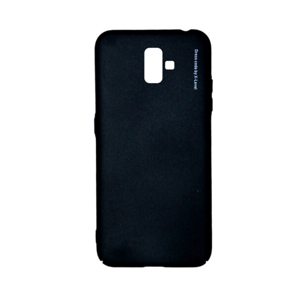 SAMSUNG J6Plus2018 Metallic Back Case Black