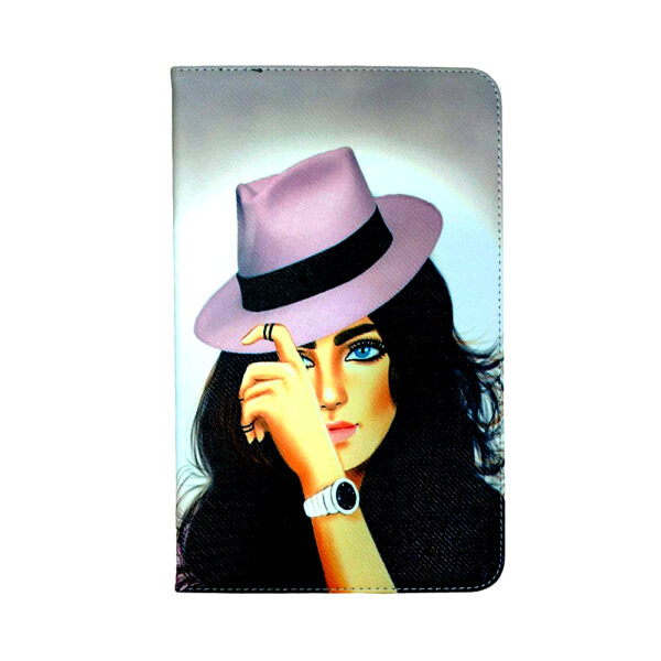 SAMSUNG TAB E T560 Di Lian Disney Flip Case Girl With Hat