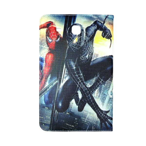 SAMSUNG TAB E T560 Di Lian Disney Flip Case Spider Man Black Red 1