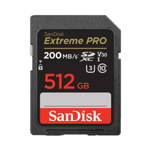 SanDisk SDSDXXD 512G GN4IN Extreme Pro 512GB SDXC UHS I 200MB s V30 Memory Card