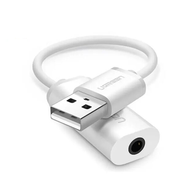 UGREEN 30712 USB External Stereo Sound Adapter White