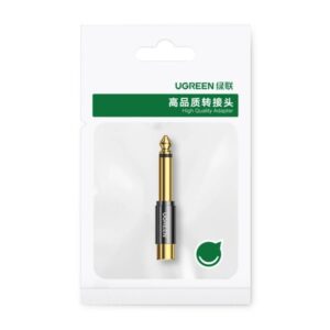 UGREEN 80731 6.35mm Male to RCA Female Adapter Space Grey 2