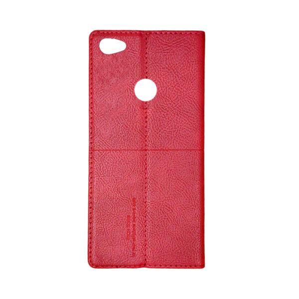 Xiaomi Mi Note5APrime- RICH BOSS Flip Case -Red - Image 2