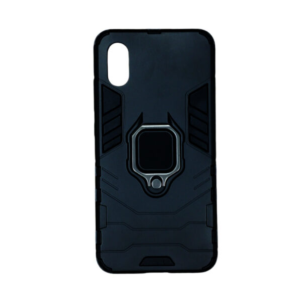 Xiaomi Mi8Pro- IRON MAN RING Back Case -Black