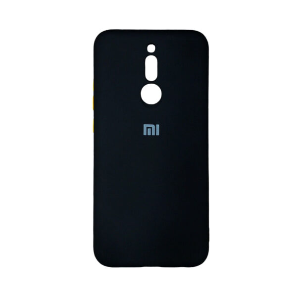 Xiaomi Redmi8- Silicone Colors Copy Back Case -Black