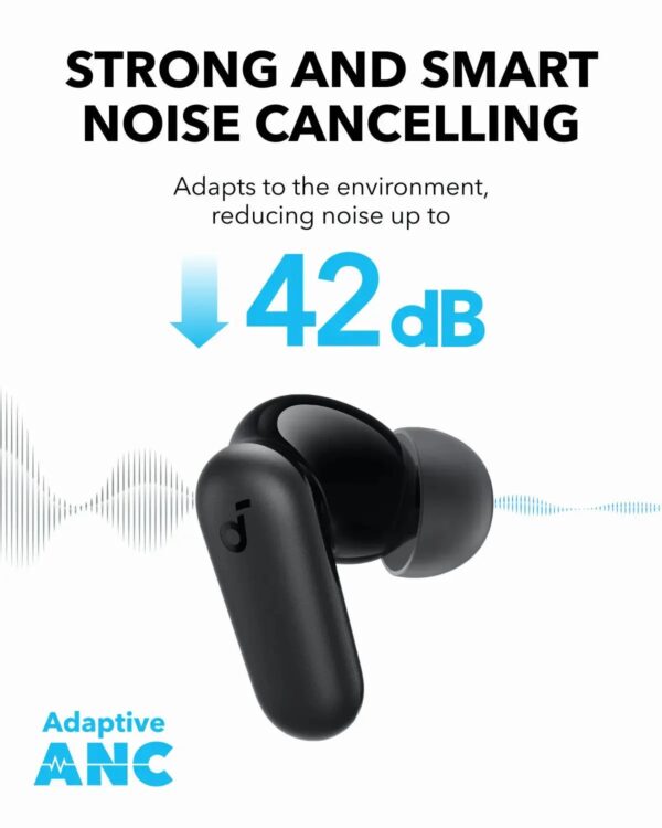 Anker A3959H11 Soundcore R50i NC Auto Noise Cancelling Wireless Earbuds Black 2