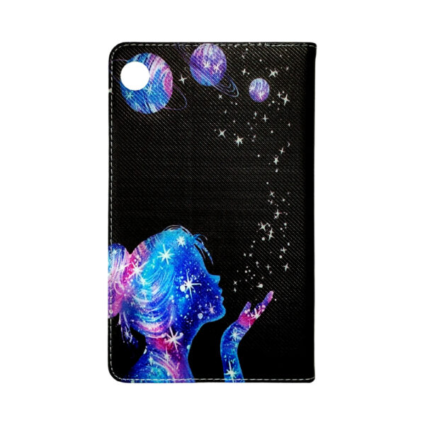 HUAWEI MatePad T8- 8inch Di-Lian Flip Case -Galaxy Girl - Image 2