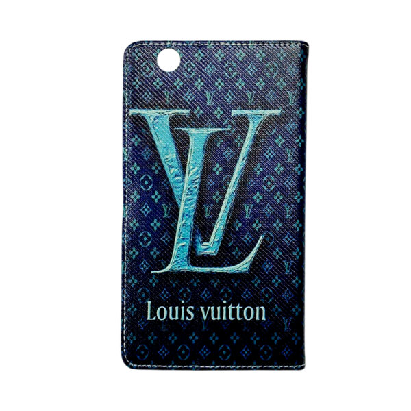 HUAWEI MediaPad T3- 7inch Di-Lian Flip Case -Louis Vuitton/Blue - Image 2