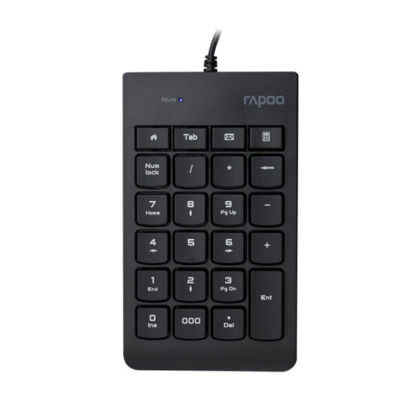 RAPOO K10 19909 NUMERIC KEYBOARD Black