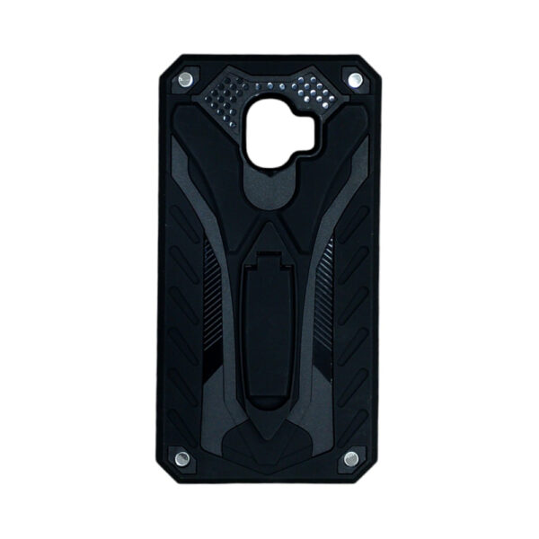 SAMSUNG GrandPrimePro IRON MAN KICKSTAND Back Case Black