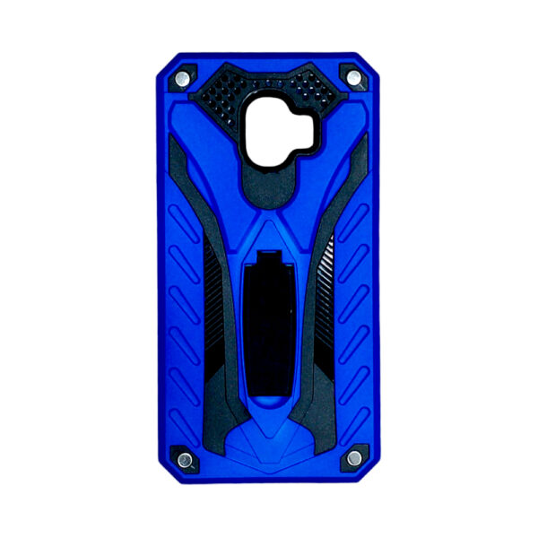 SAMSUNG GrandPrimePro IRON MAN KICKSTAND Back Case Blue