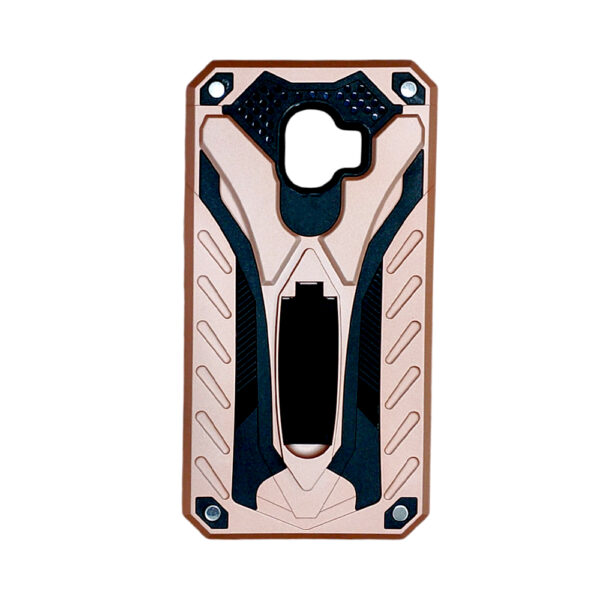 SAMSUNG GrandPrimePro IRON MAN KICKSTAND Back Case Rose Gold