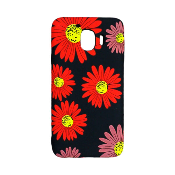 SAMSUNG J42018 boter Back Case Black Flower